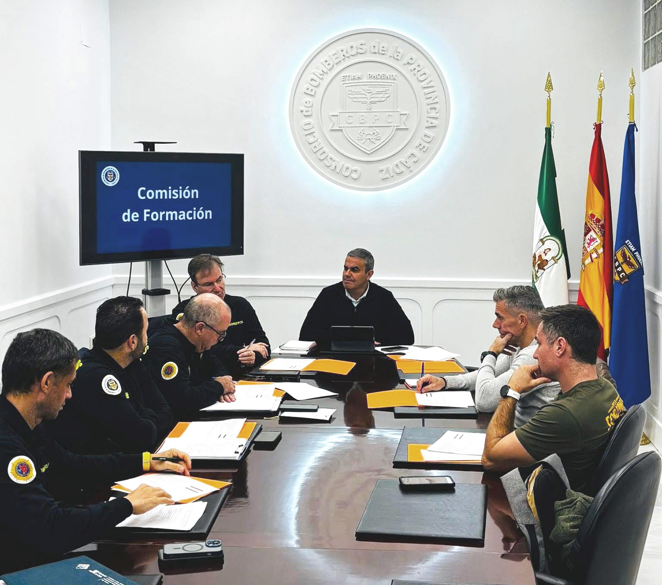 El Consorcio de Bomberos de Cádiz impulsa más recursos y transparencia para los procesos formativos del personal