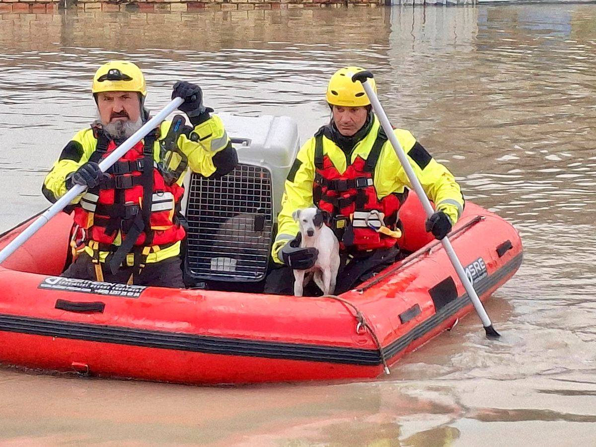 Efectivos del Consorcio de Bomberos de Cádiz atienden 620 incidencias en dos días a causa de la borrasca Leonardo
